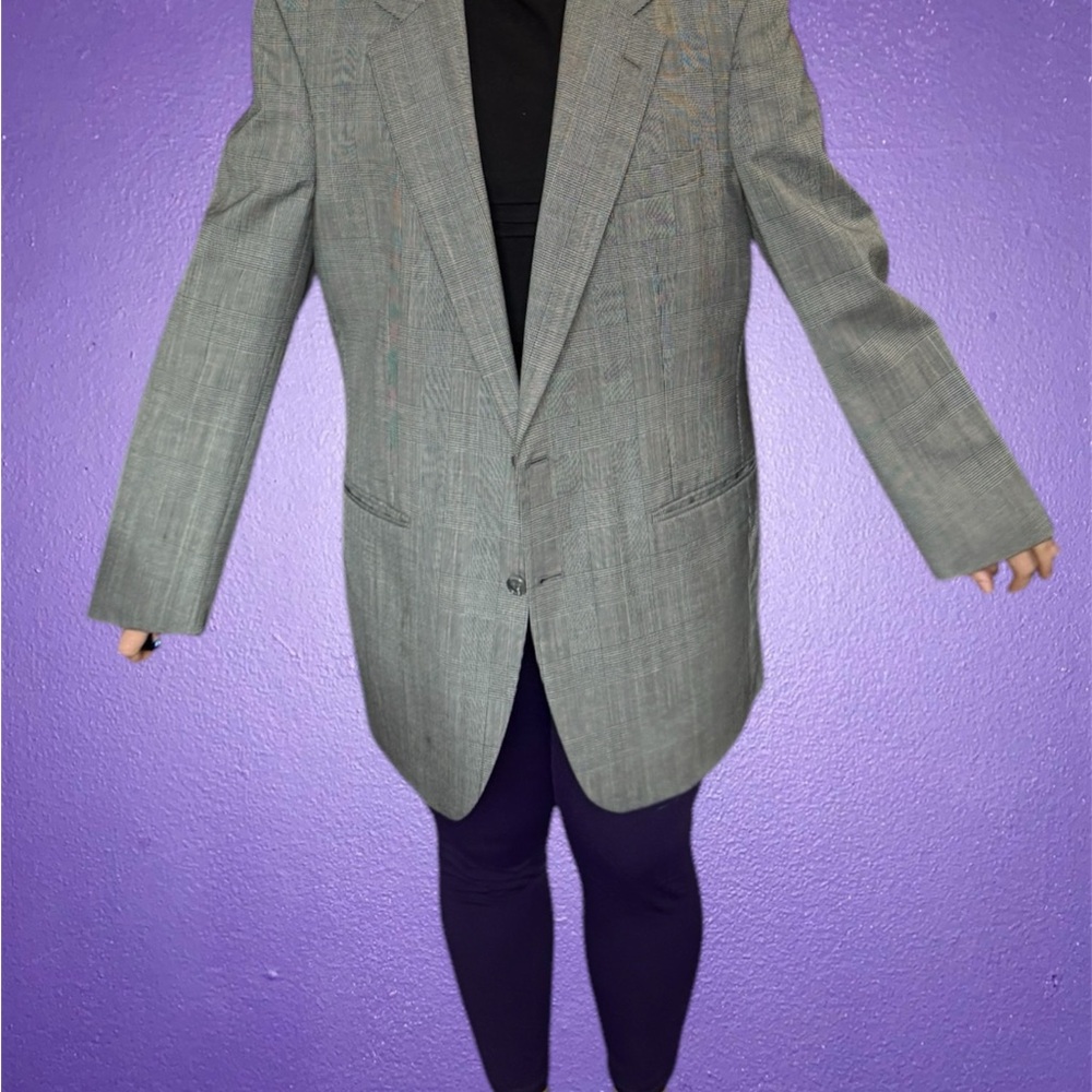 Burberry Gray Men's Sport Coat